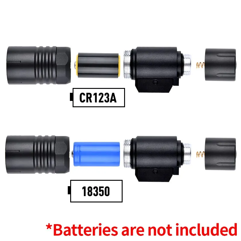 WADSN linterna táctica de Metal PLH V2 Scout PL350 PDW350 arma de caza Mini pistola de luz de doble función interruptor de 20mm - imagen 5
