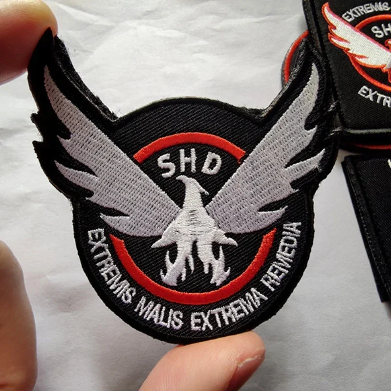 The Division SHD parches bordados para ropa, insignias de juego, brazalete militar táctico del ejército, alas, gancho y bucle, pegatina de mochila - imagen 3