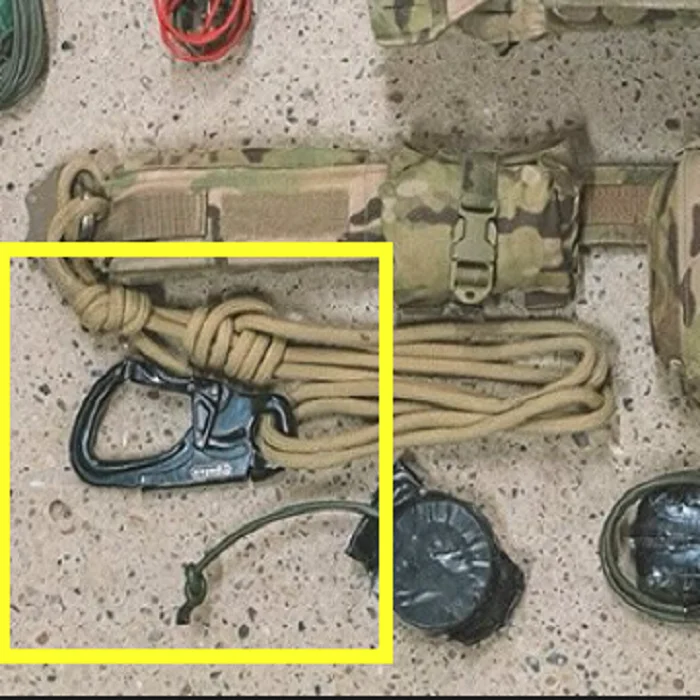 Hebilla de seguridad táctica Cuerda retráctil - imagen 2