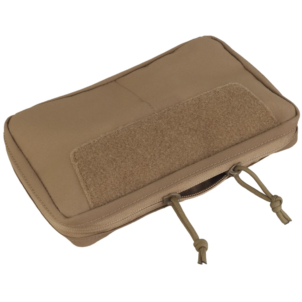 Bolsa montada MOLLE, chaleco de caza, Kit de accesorios de expansión del Panel frontal, almacenamiento varios, cremallera bidireccional - imagen 4