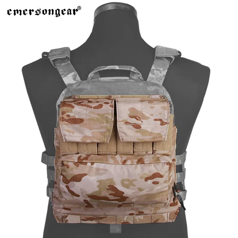 Emersongear mochila táctica Panel con cremallera para AVS JPC2.0 CPC chaleco de caza portador de placa mochila Airsoft al aire libre 11,11 ventas - imagen 2