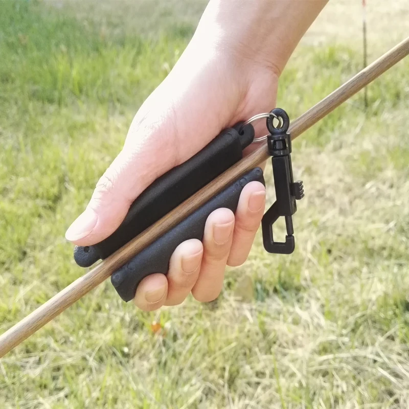 Tirador de flecha de goma para tiro con arco, tirador de flecha de fricción fuerte, removedor de flechas, objetivo de tiro con arco, llavero de caza, accesorios de herramientas, 1 unidad - imagen 5