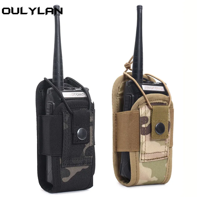 Bolsa de almacenamiento para walkie-talkie, bolsa Molle para exteriores, paquete de accesorios tácticos, bolsas de cintura de camuflaje casuales para deportes, nuevo - imagen 2