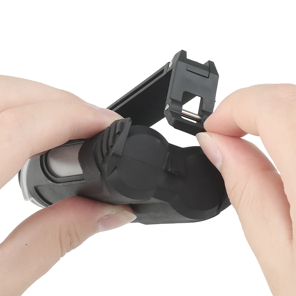 Contenedor de batería MOLLE para CR123/AAA/AA, caja de almacenamiento portátil impermeable a prueba de polvo, funda de transporte para caza Airsoft al aire libre - imagen 5