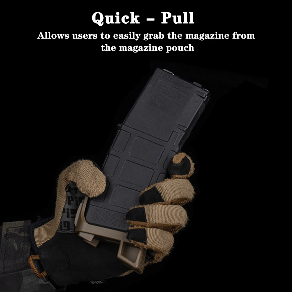 Base de soporte propensa GBB PMAG, tira rápida de la revista, equipo táctico de tiro de caza Airsoft con herramienta de ajuste de alcance PEQ - imagen 5