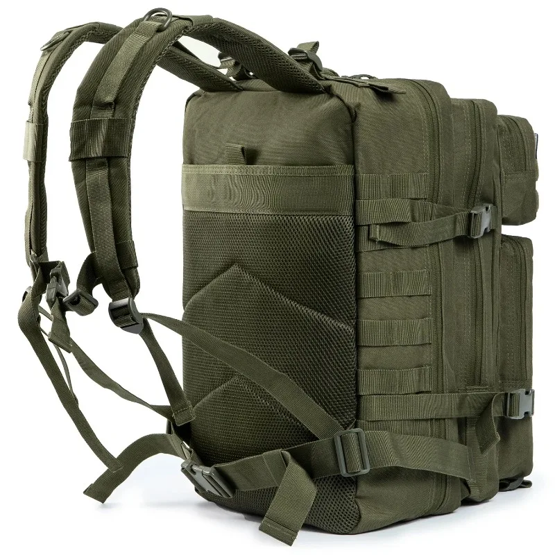 Mochila Táctica Militar para Hombres y Mujeres 45L Ejército 3 Dias Paquete de Asalto Mochila Grande con Sistema Molle-Menta Verde - imagen 2