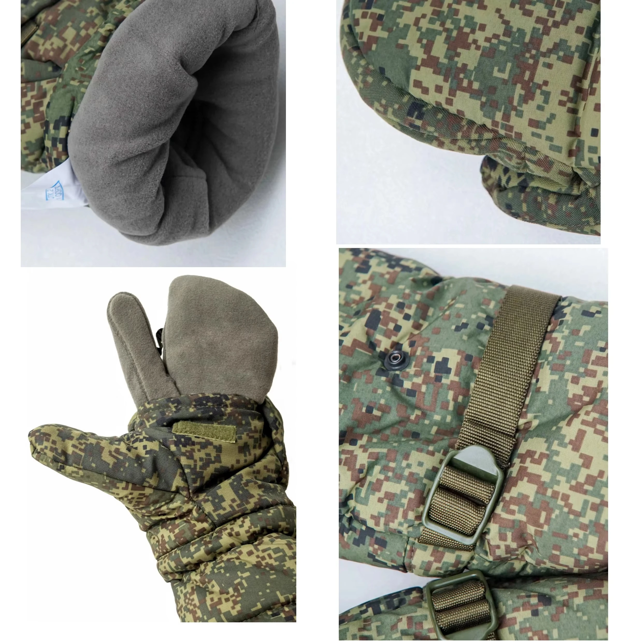 Guantes Tácticos Térmicos Invierno – Forro Polar Doble Capa - imagen 5