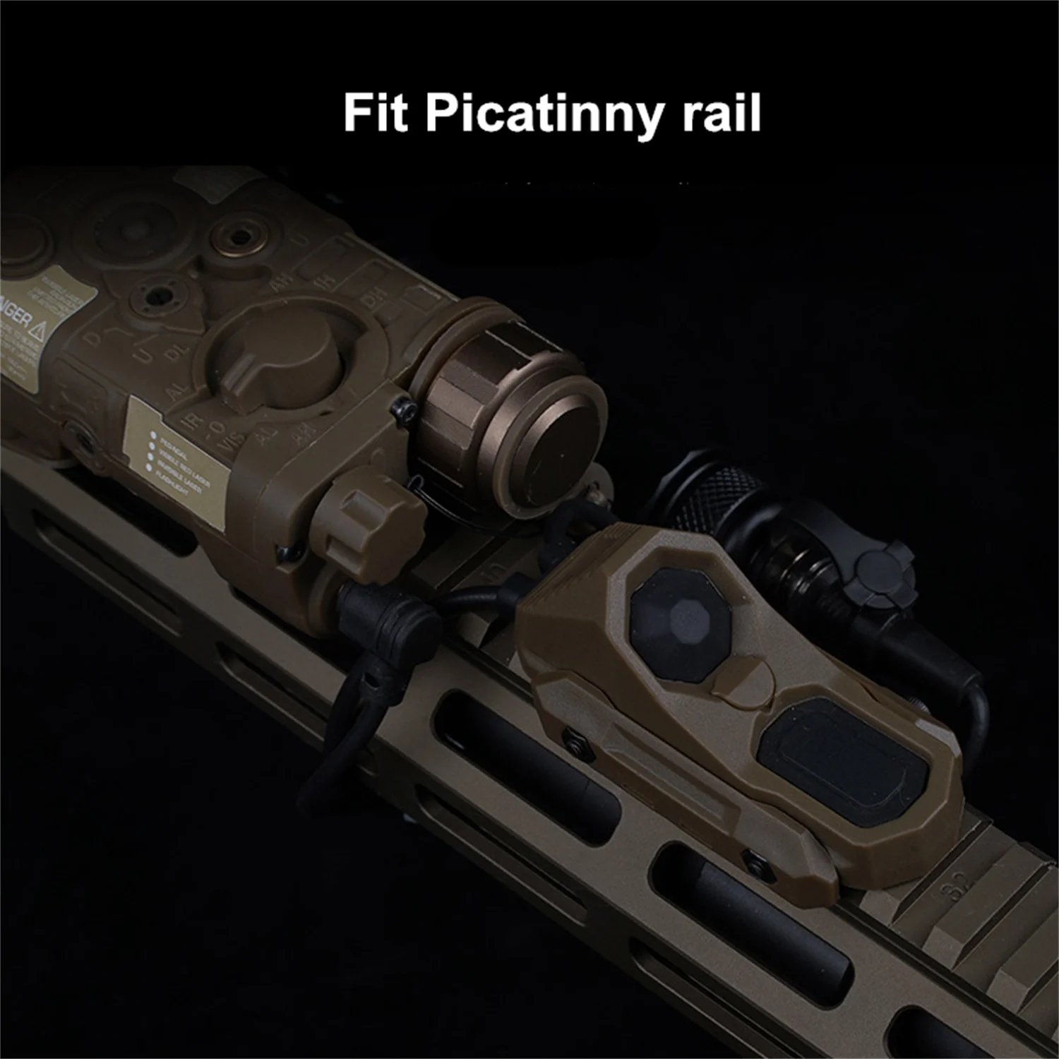 Interruptor Axon de presión táctica Airsoft, botón de Control remoto de doble función SF + enchufe trasero de 3,5 MM/2,5 MM, M300, M600, DBAL, PEQ, NGAL