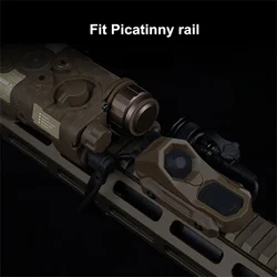 Interruptor Axon de presión táctica Airsoft, botón de Control remoto de doble función SF + enchufe trasero de 3,5 MM/2,5 MM, M300, M600, DBAL, PEQ, NGAL