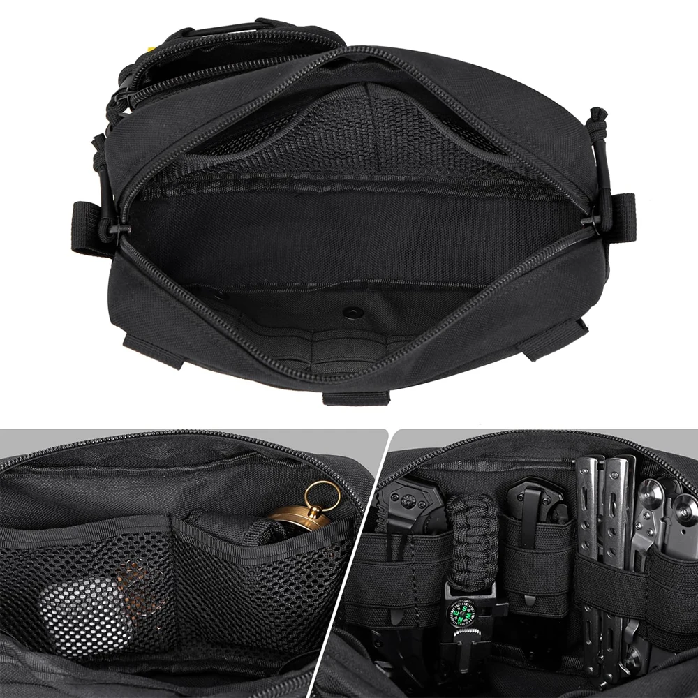 Bolsa de administrador Molle 1000D, organizador EDC, bolsa de caza, bolsa de herramientas de utilidad, riñonera para exteriores para caza, escalada y ciclismo - imagen 4