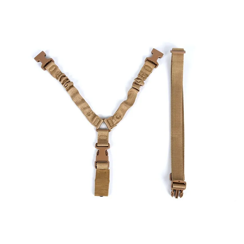 Cinturón táctico multifuncional de un solo punto, correa ajustable de nailon para el hombro, hebilla, accesorios de caza - imagen 3