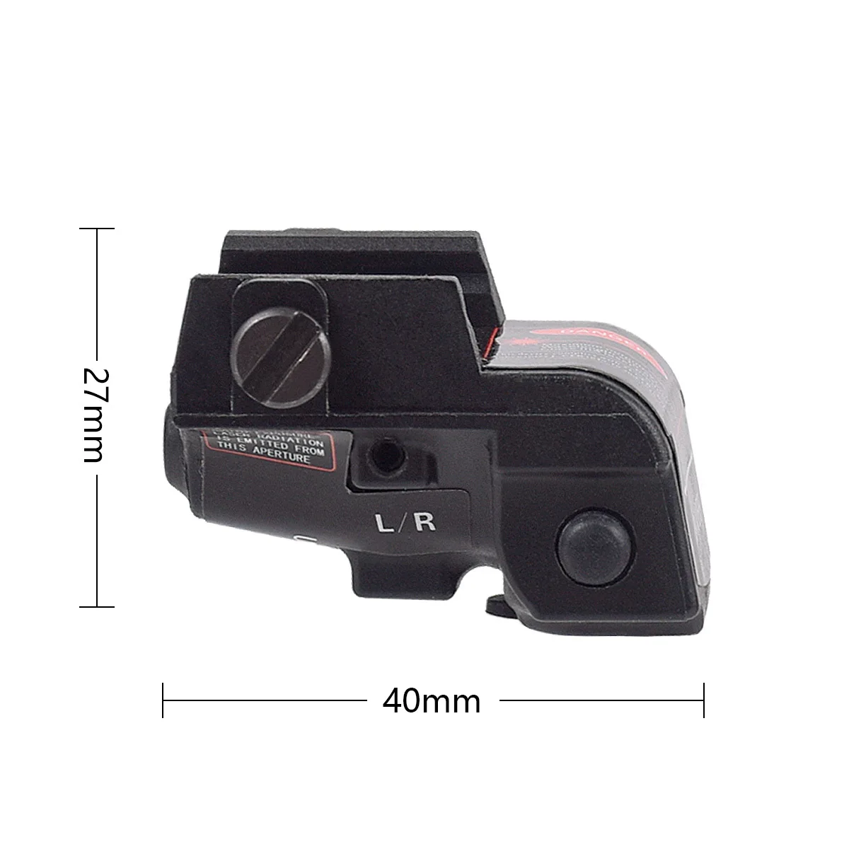 Puntero láser táctico USB rojo y verde recargable compacto Picatinny - imagen 2