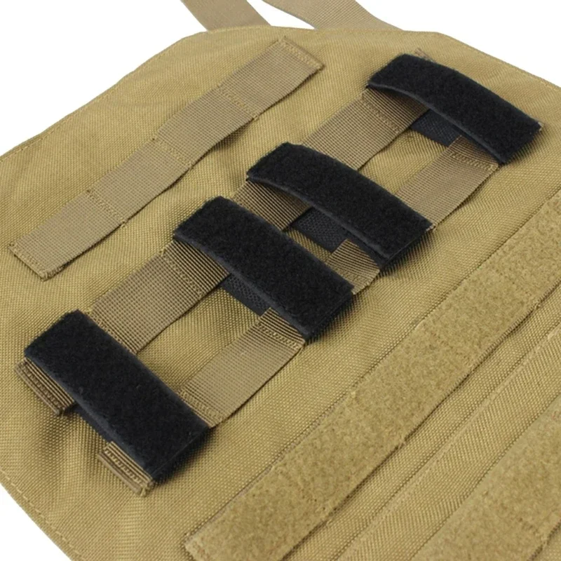 Adaptador de tira Molle para chaleco, mochila, Panel de conexión, convertidor de gancho y bucle, tiras de cinta, parches de identificación, soporte de exhibición, 4 Uds. - imagen 3