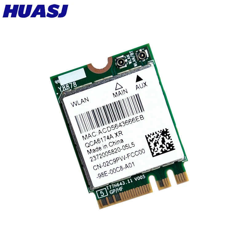 Nueva tarjeta inalámbrica para Atheros QCA6174A QCNFA364A NGFF M.2 867Mbps 802.11AC Bluetooth4.2 tarjeta de red WiFi de doble banda - imagen 3