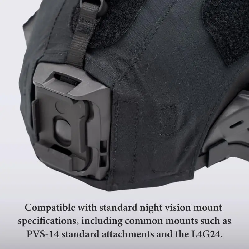 Casco táctico IHPS Airsoft con cubierta, casco de protección de cabeza integrado rápido para Paintball, deportes al aire libre, caza y tiro - imagen 3