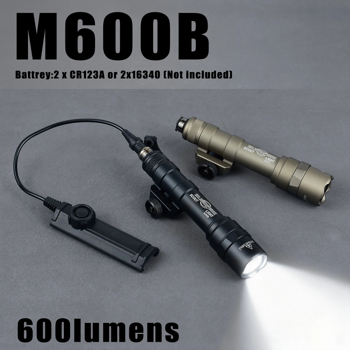 SureFire M600B Linterna Táctica 600 Lúmenes LED Encendido Momentáneo - imagen 2