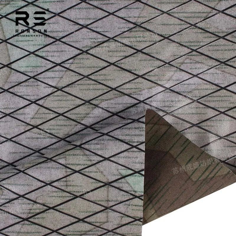 380GSM camuflaje dividido alemán 500D nylon X-PAC tela de rejilla de diamante compuesto tela ligera impermeable - imagen 5