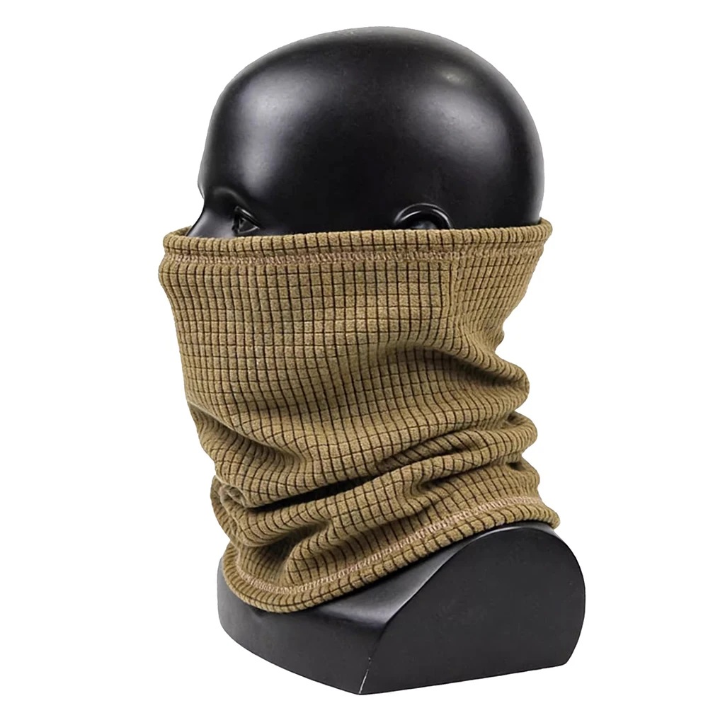 Máscara táctica de cuello de lana Polar para senderismo al aire libre, montañismo, protección contra el frío y el cuello para otoño e invierno - imagen 3