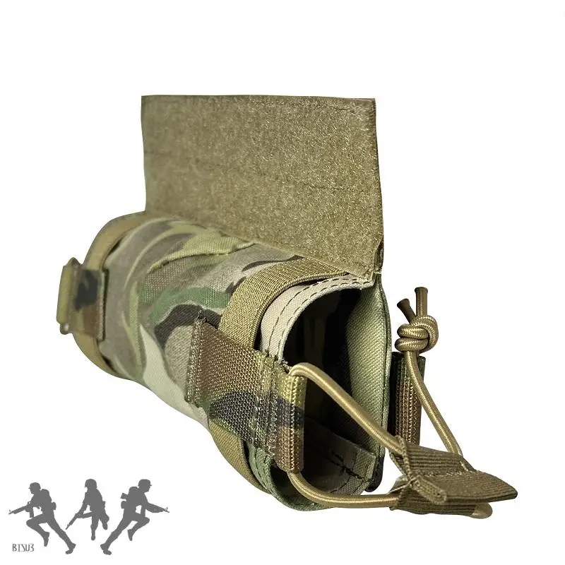 Bolsa colgante inferior doble horizontal estilo CP táctico, accesorio de chaleco táctico, bolsa de revista Doble - imagen 3