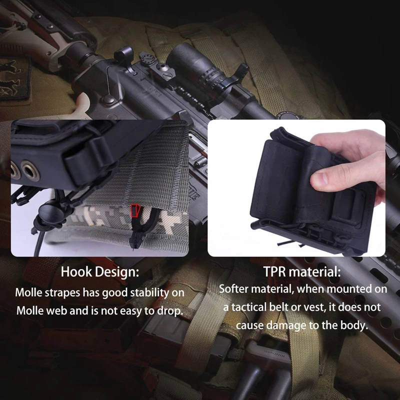 Scorpion Funda táctica MOLLE de cargadores liberación rápida TPR - imagen 4