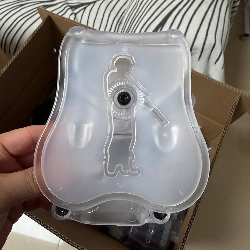 Funda transparente Universal para pistola con bloqueo automático, fundas transparentes con liberación rápida para Glock 1911 S & W P320 92 más - imagen 3