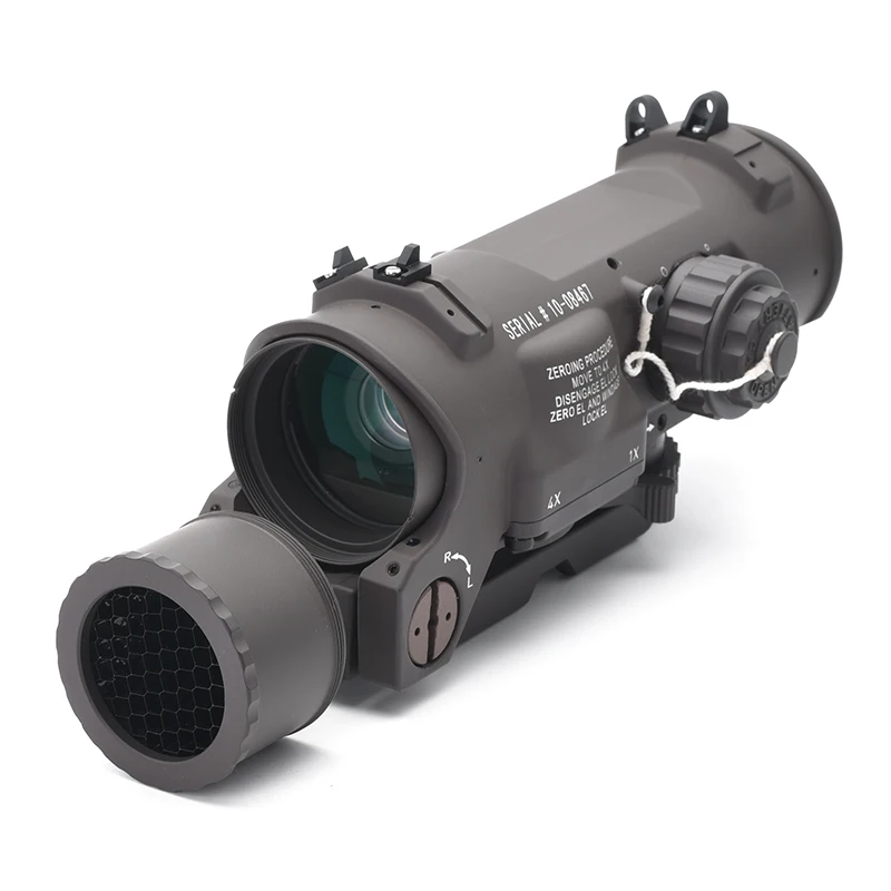 Dispositivo antirreflejos de Material de aluminio CNC TECH Killflash para vista óptica Elcan 1x/4x - imagen 3