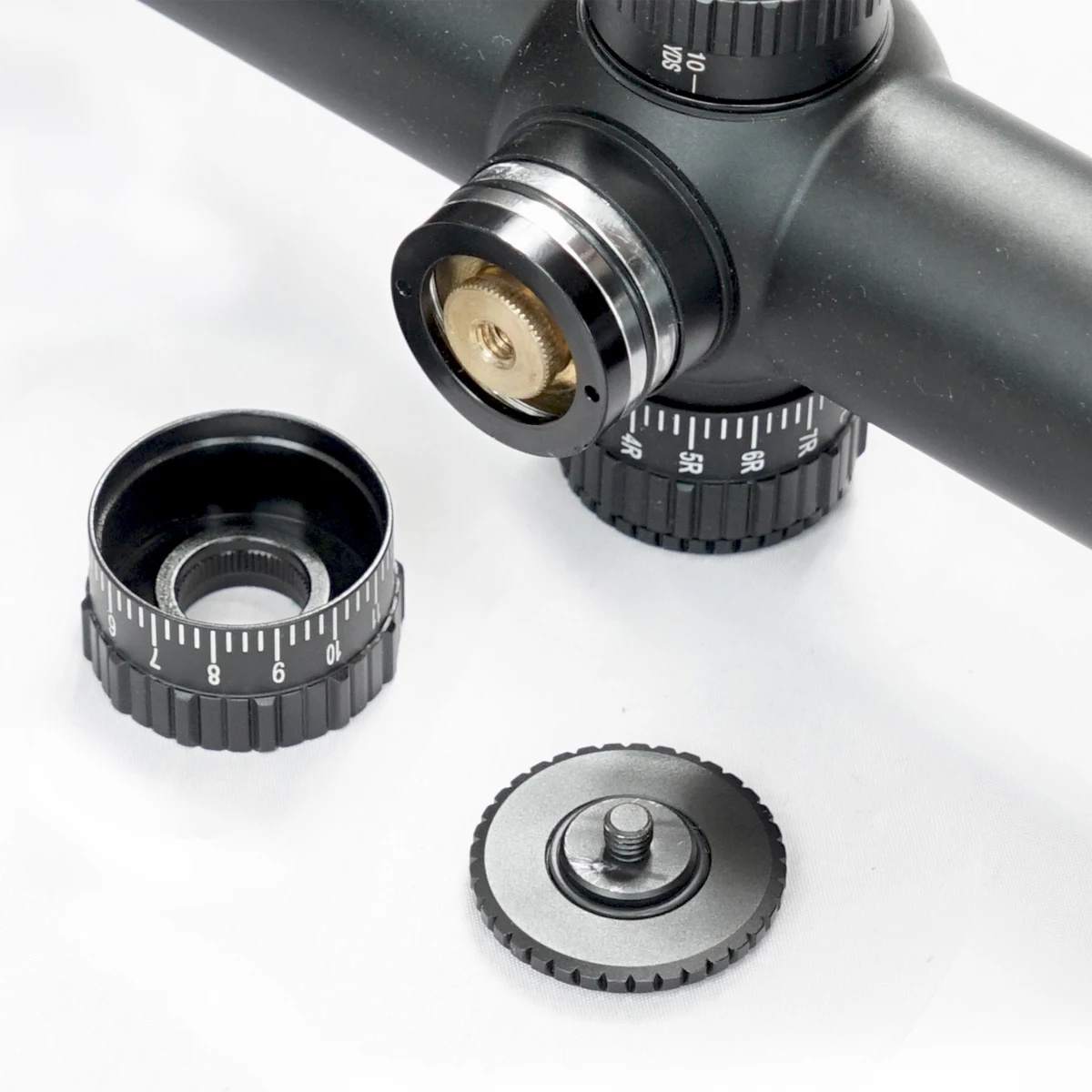 Alcance de rifle de caza iluminado de largo alcance, retícula de punto rojo, anillo de 30 mm, 2,5-15x50SF. 308,. 338 - imagen 5