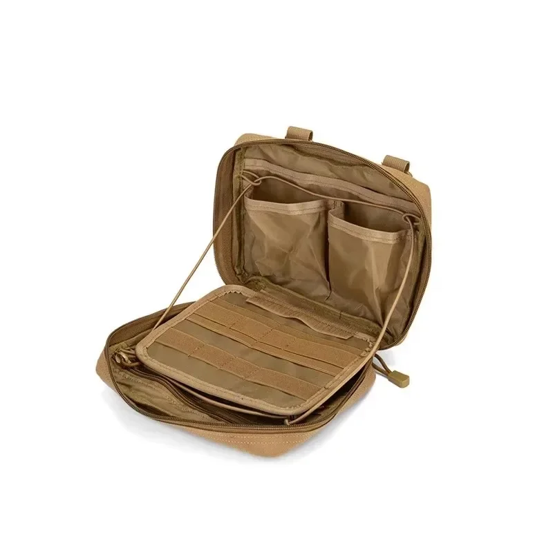 Bolsa táctica MOLLE para utilidad médica EDC, bolsas de fijación de nailon 1000D duraderas para equipo de senderismo y accesorios para cinturón - imagen 5