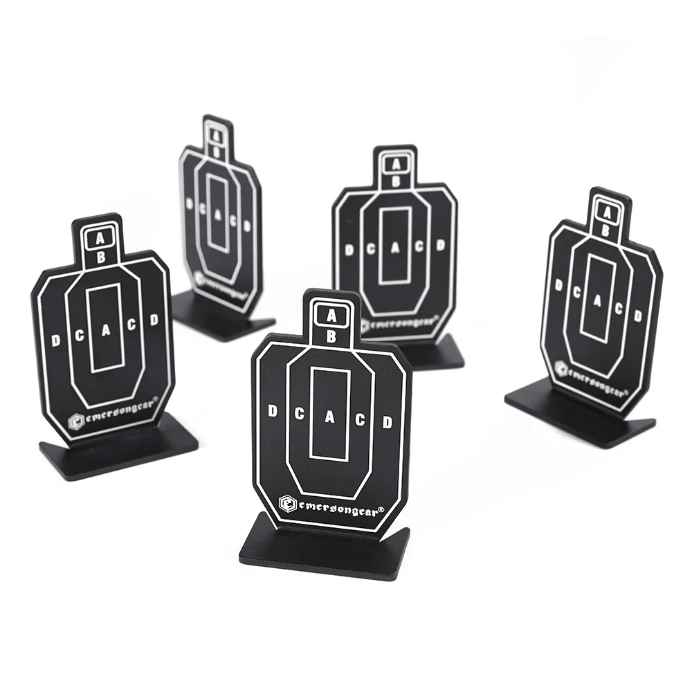 Emersongear Placa objetivo IDPA MINI de aluminio 39x67 mm - imagen 4