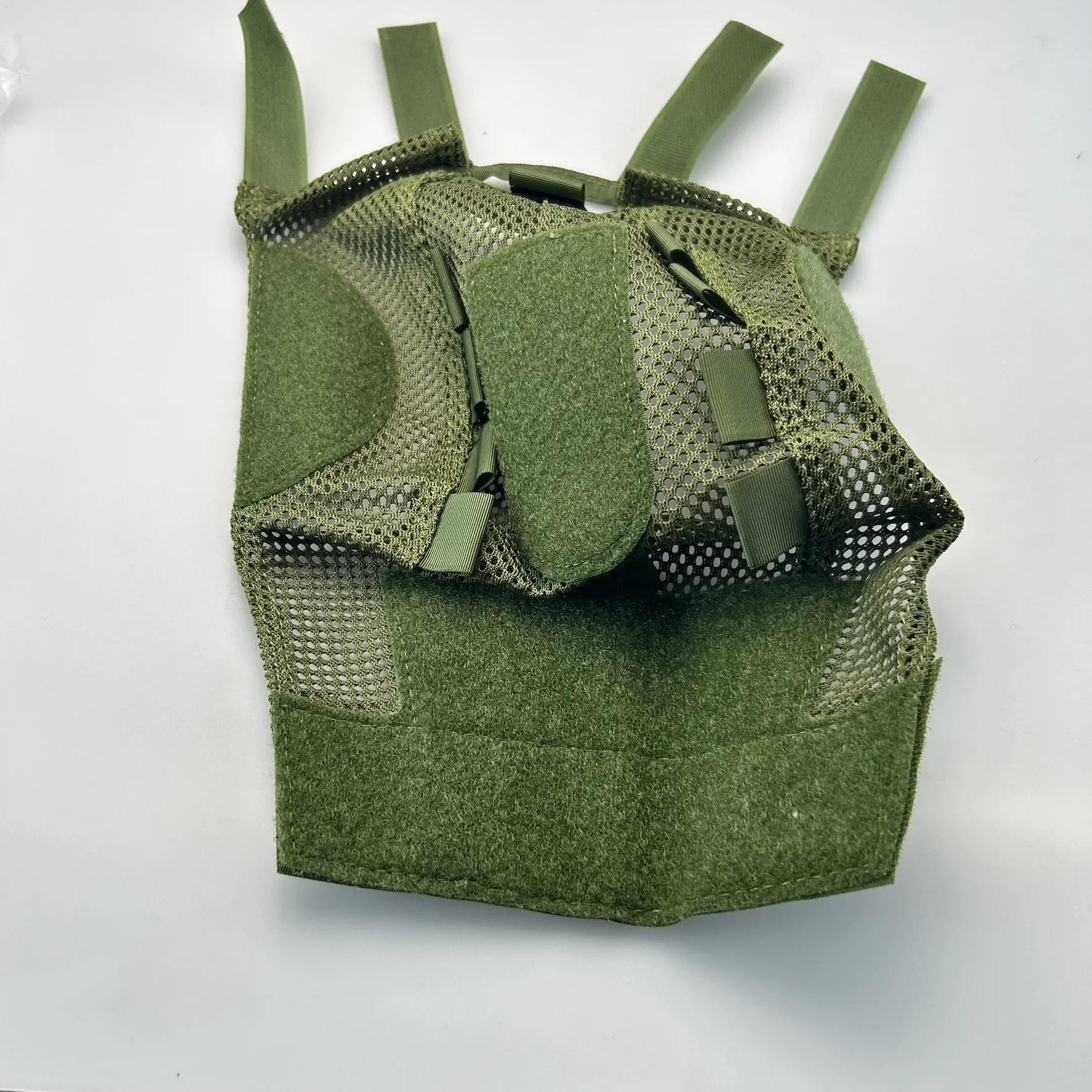 Funda para casco FMA FAST: funda para casco táctico de malla de corte alto con tela de camuflaje con gancho y bucle - imagen 2