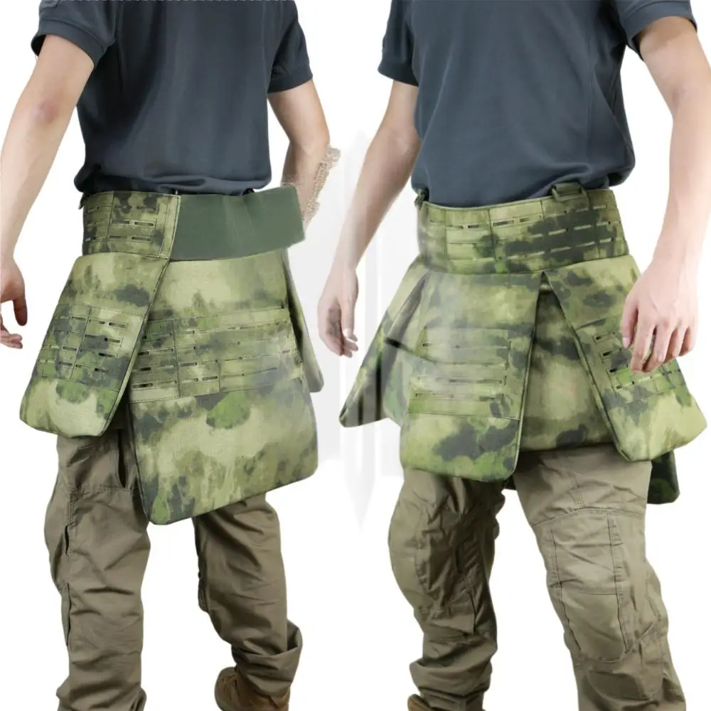 Real NIJ nivel IIIA 9mm y.44mag combate láser Molle falda a prueba de balas combate táctico caza falda ajustable de liberación rápida - imagen 4