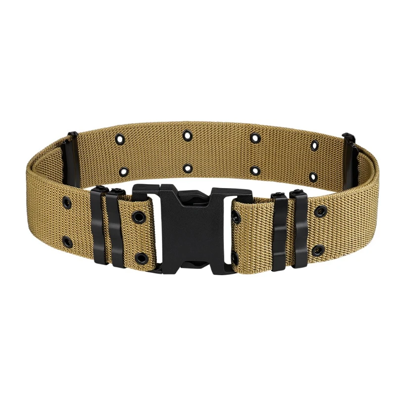 Cinturón táctico militar Airsoft para hombre, cinturón ajustable duradero para caza al aire libre, cinturones de entrenamiento de soporte para cintura