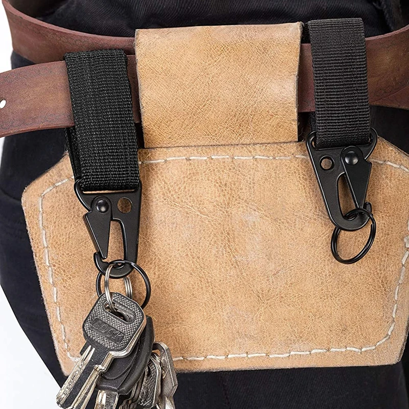 Llavero táctico de 3 piezas, con Clip para llaves, para equipo de servicio, de fácil acceso - imagen 5