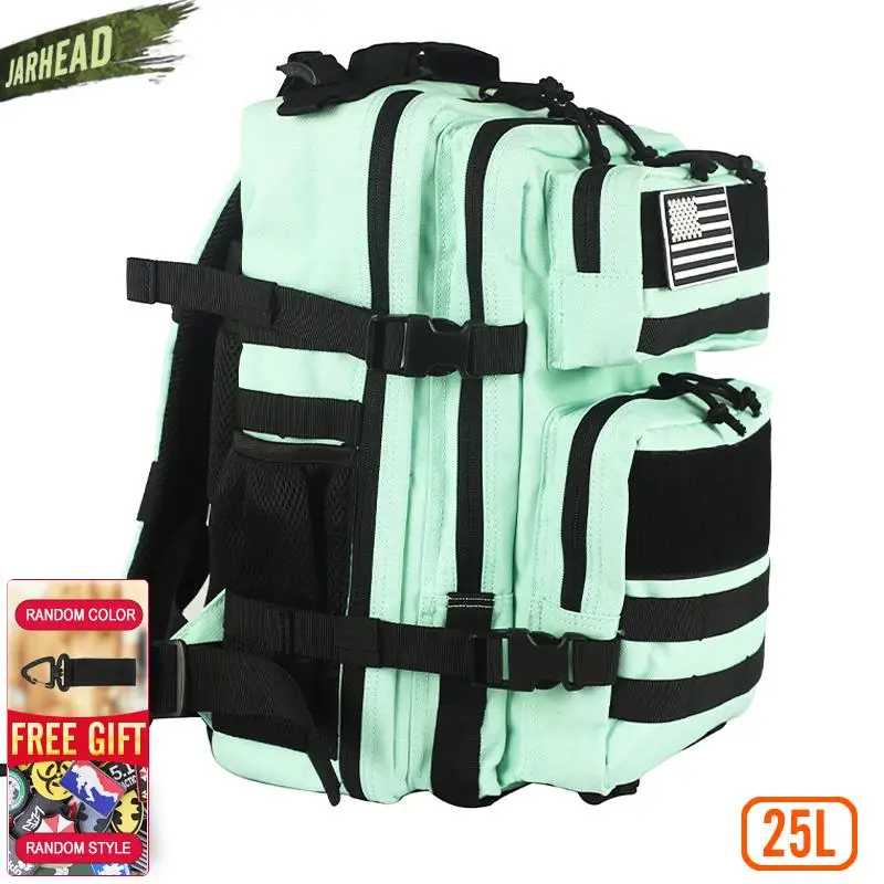 Mochila táctica militar de 25L/45L para entrenamiento al aire libre, bolsa de gimnasio, senderismo, Camping, mochila de viaje del ejército 3D, mochila Molle - imagen 4