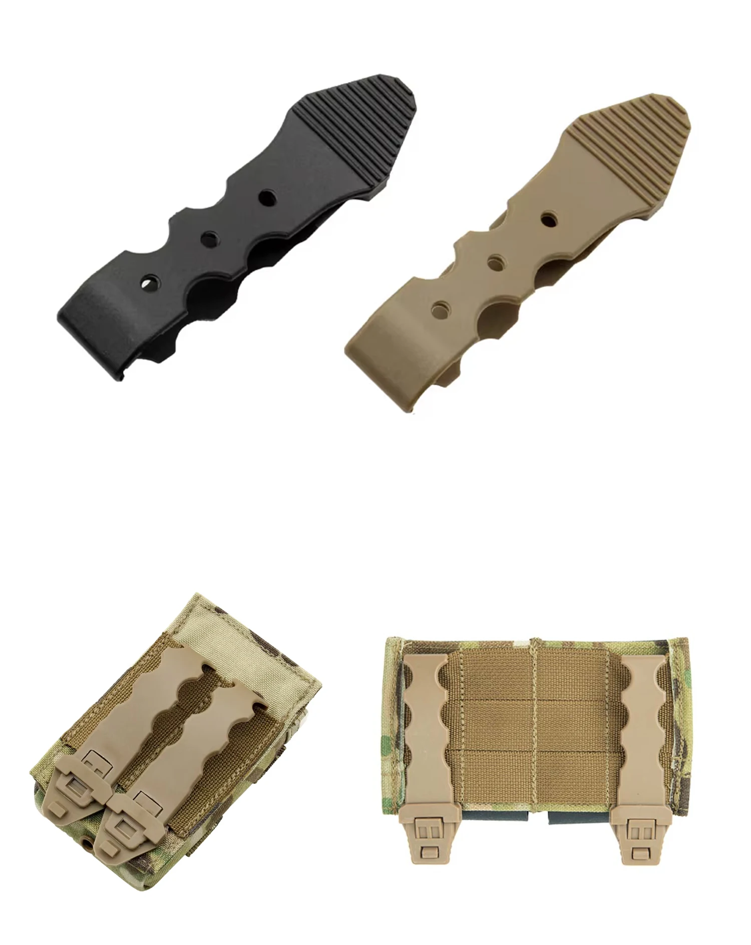 Correas MOLLE de liberación rápida para modificación de bolsa táctica, fácil instalación y extracción, 2 uds. - imagen 5