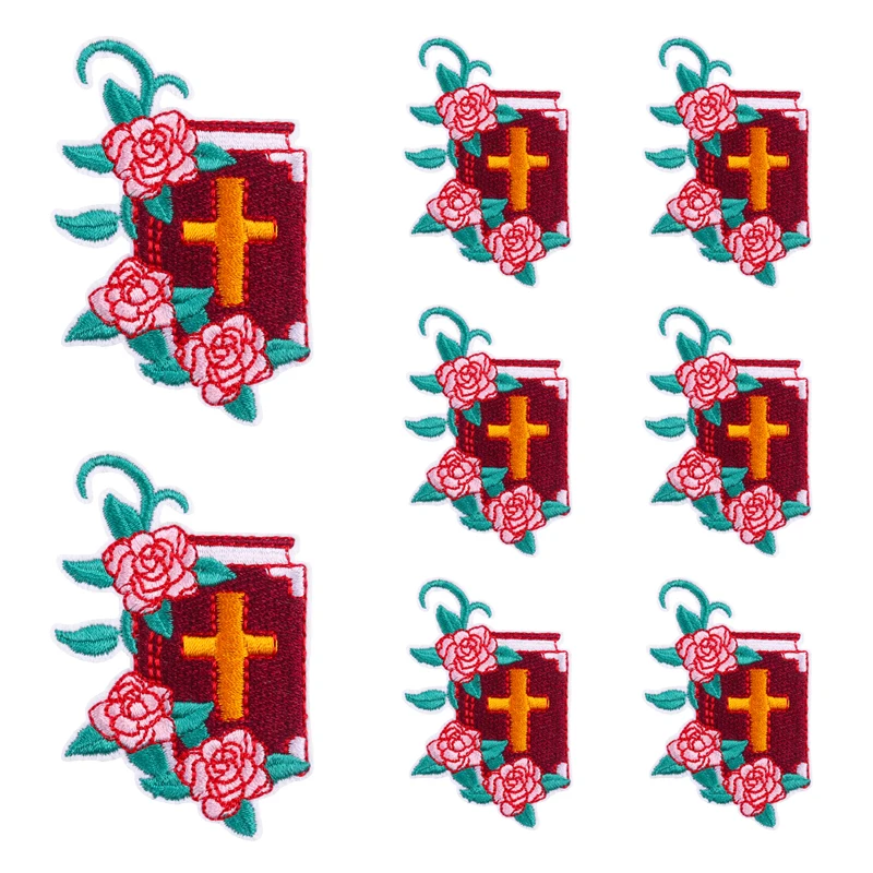 Parches bordados de vaquero del Oeste, Calaveras, huesos de vaca, botas, parches de planchado para ropa, chaquetas, insignias bordadas, 10 piezas - imagen 4