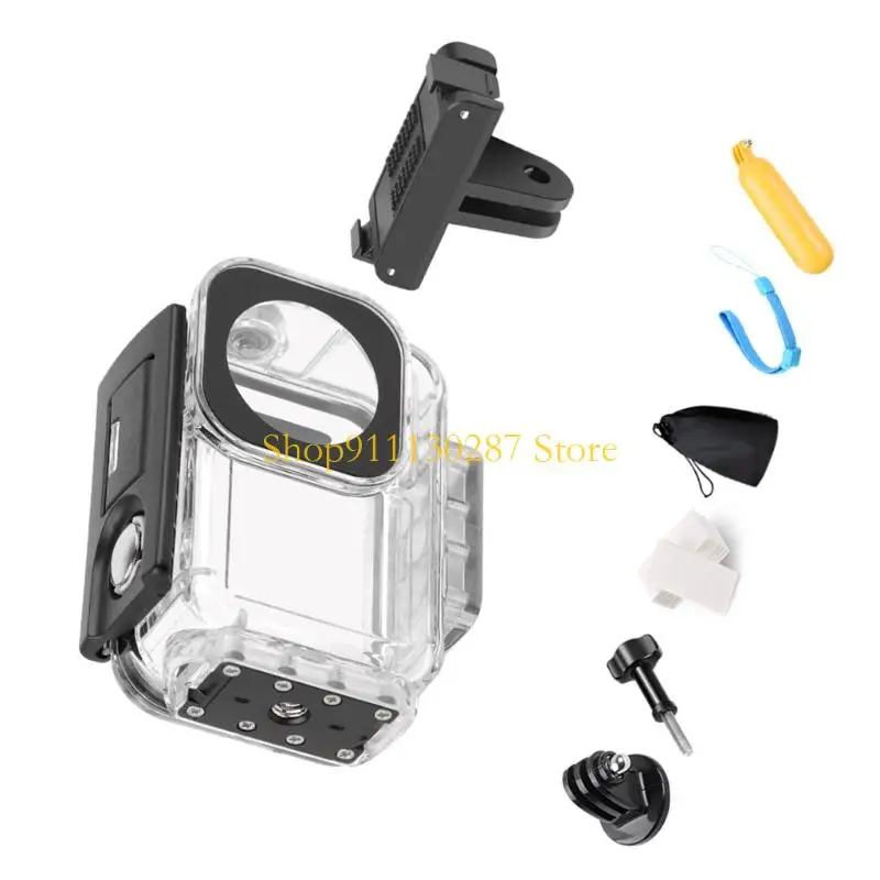 Protectores cámara J1HC con carcasa antiarañazos transmisión luz 99.6% para deportes Action5PRO/4/3 y exploración