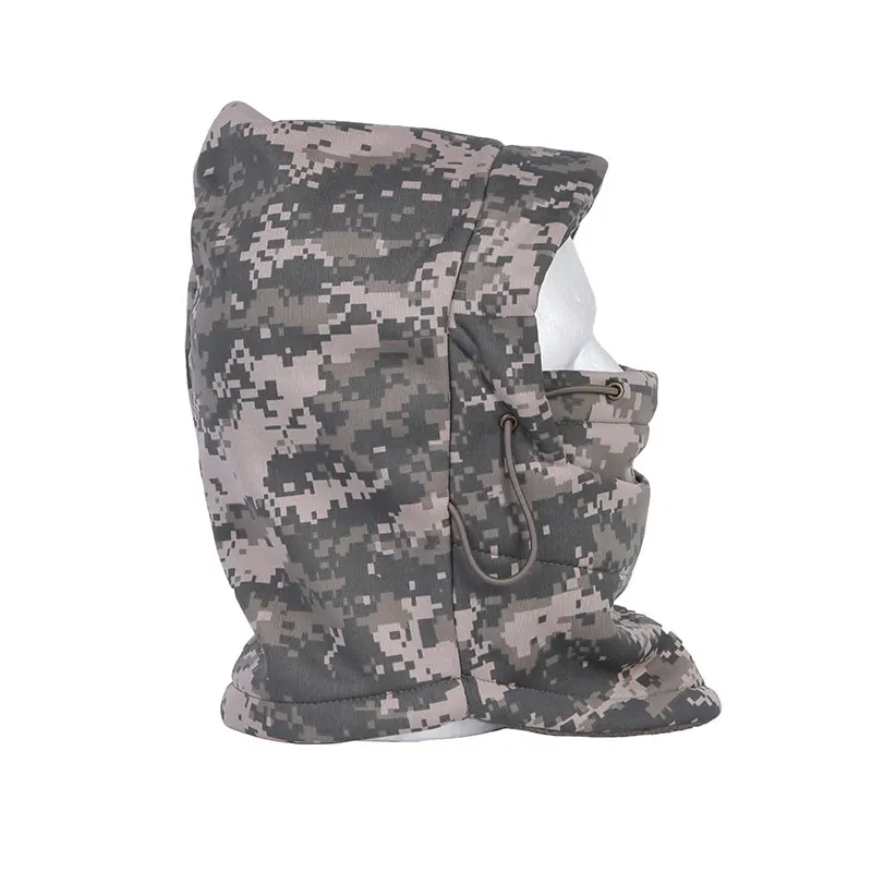 Camuflaje táctico cálido capucha cara cuello máscara capucha multifuncional equipo de protección cabeza bufanda sombreros deportes senderismo ciclismo - imagen 4