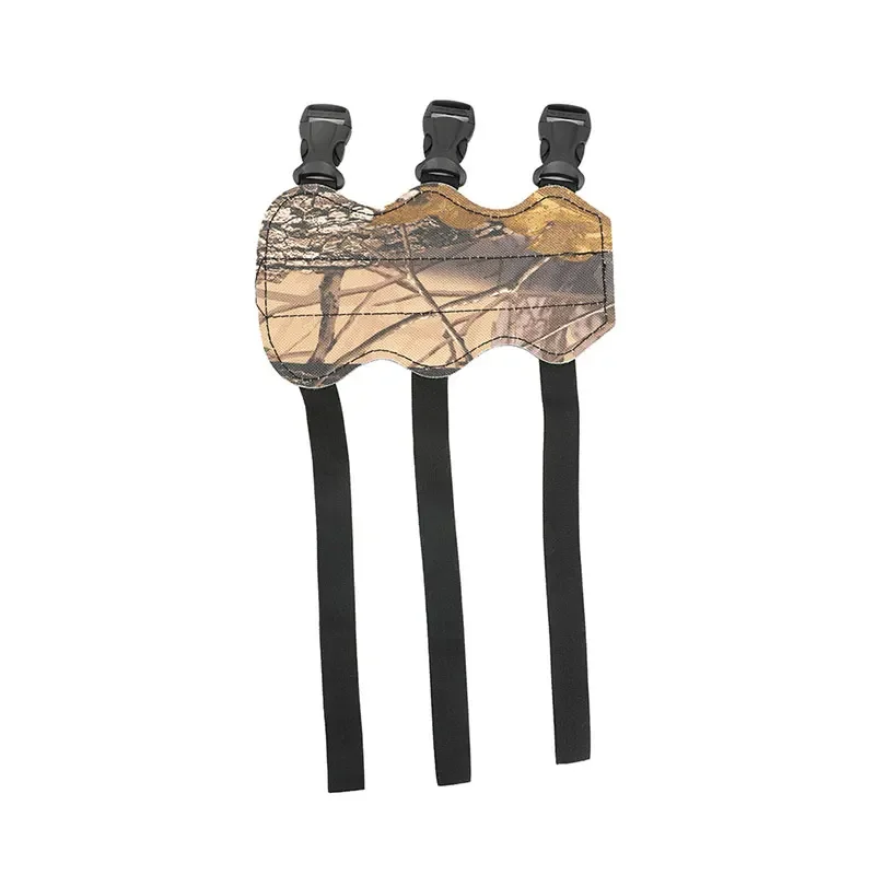 PU + tela colorida equipo de tiro con arco Protector de brazo protección del antebrazo correa ajustable segura arco práctica entrenamiento Protector de tiro - imagen 2