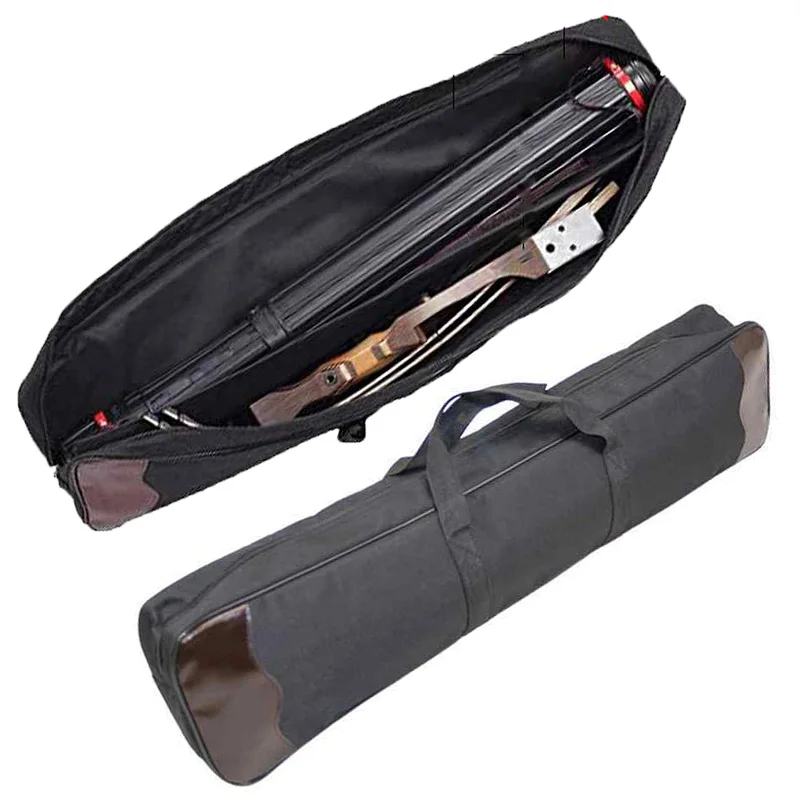 Bolsa de arco de caza de tiro con arco, estuche de transporte compuesto, bolsa de mano de almacenamiento, bolso de hombro ajustable, paquete de práctica de tiro al aire libre - imagen 3