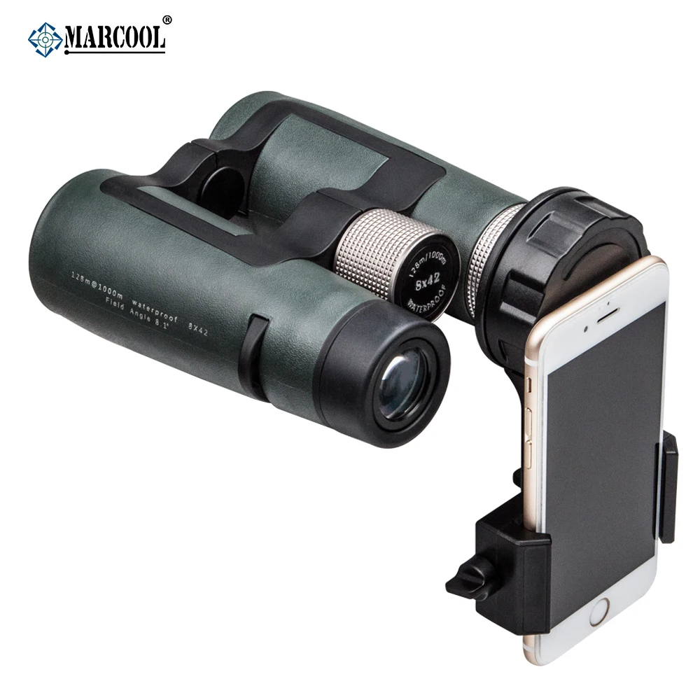 MARCOOL Universal adaptador de teléfono celular soporte Clip montaje abrazadera giratoria goma suave para telescopio Monocular Binocular CM-9 - imagen 5