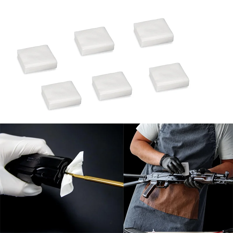 Parches de limpieza para pistola, paño de 100 cm x 7,5 cm, muy absorbente, 7,5 piezas, más grueso, para. 22,30-.45 Cal, 5,56-9mm - imagen 4