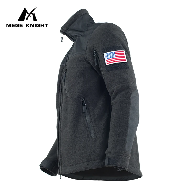 Chaqueta táctica militar de lana para hombre, abrigo térmico cálido de camuflaje, ropa de trabajo, prendas de vestir de Safari, Invierno - imagen 4