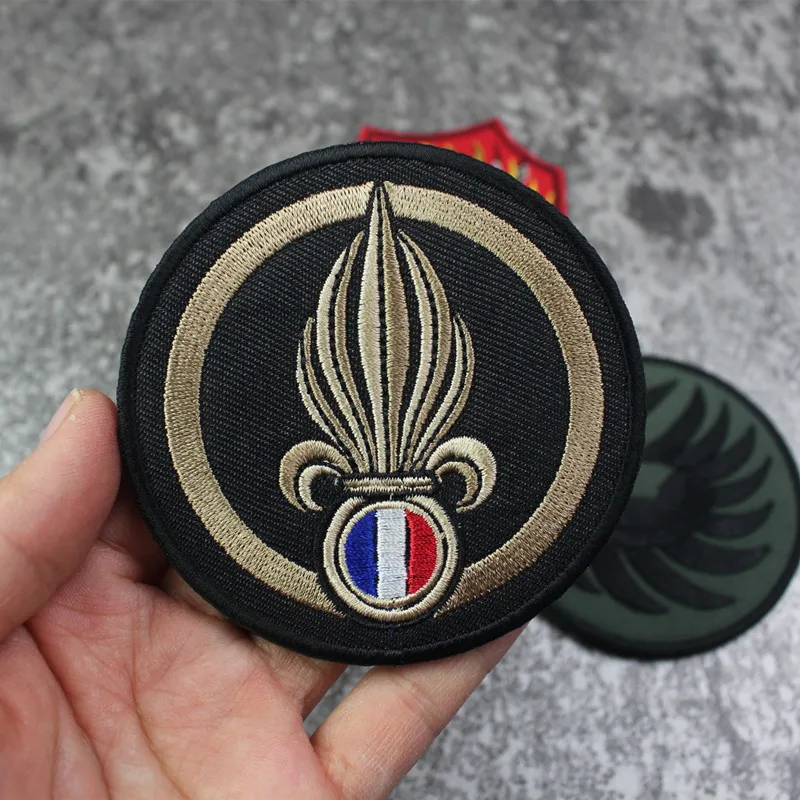 Parche bordado Legión Francesa – Insignia militar mochila chaqueta - imagen 5