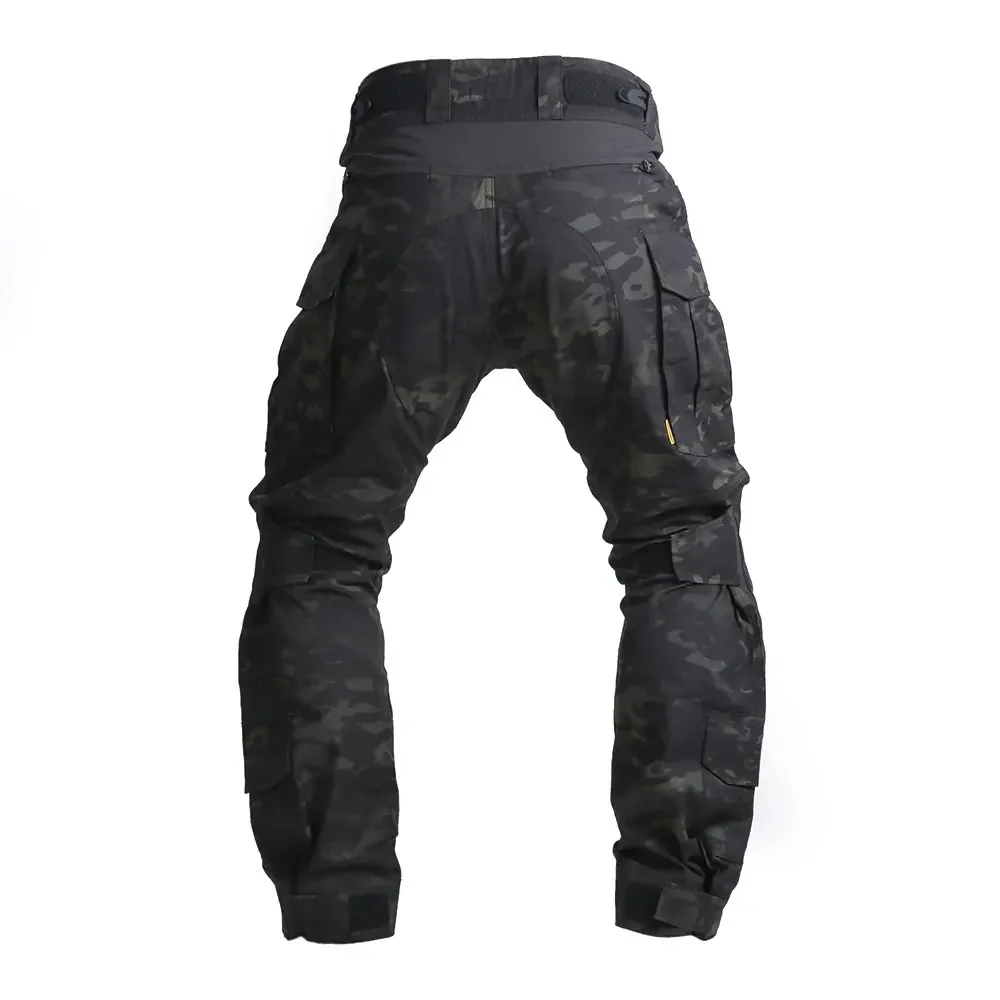 Emersongear G3 pantalones tácticos extendidos para hombre, pantalones Cargo de servicio, caza, senderismo, entrenamiento de combate, Airsoft, nailon, versión larga MCBK - imagen 5