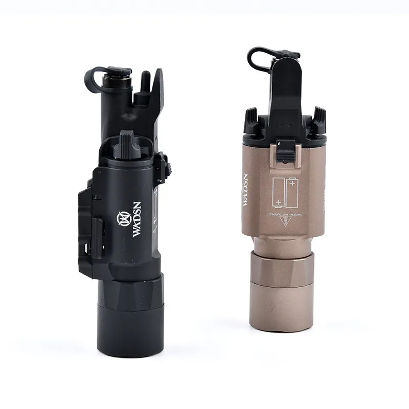 Linterna táctica de Metal X300 Ultra, luces de arma X300, luz de explorador de pistola Airsoft con interruptor de presión de doble función, compatible con X400 - imagen 3