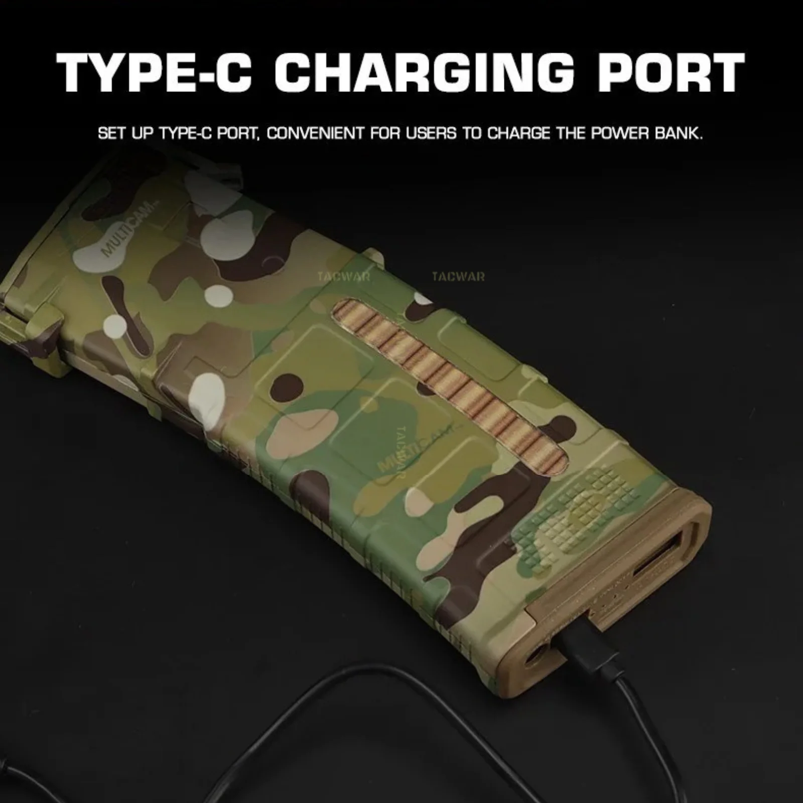 PMAC Mag Style 3*18650 soporte de caja de batería de banco de energía, carcasa de carga tipo C modelo de revista para fundas de baterías iPhone Xiaomi - imagen 5