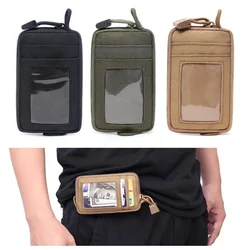 Riñonera táctica EDC portatarjetas y llaves impermeable