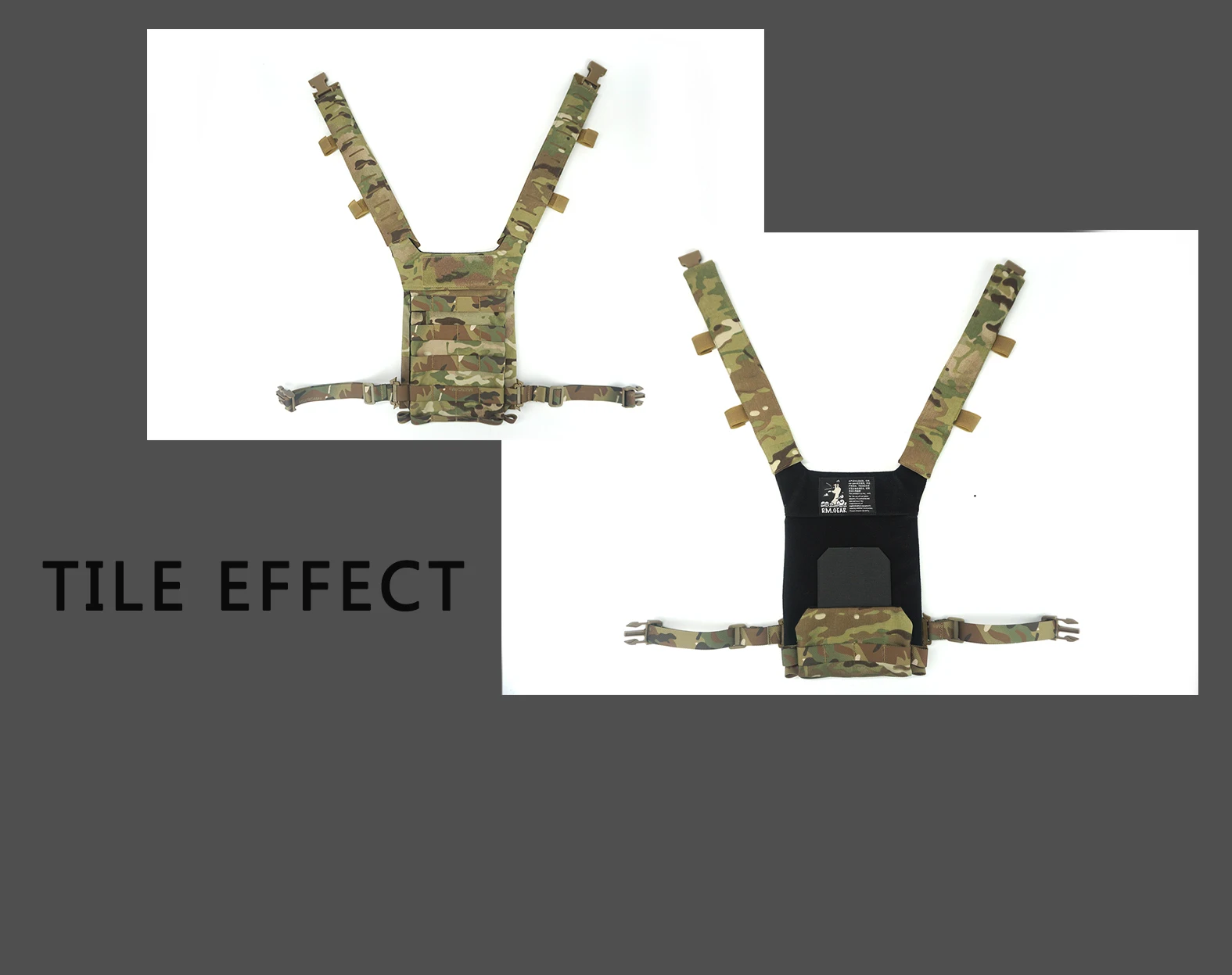 Fondo MOLLE estilo correas colgantes en el pecho de camuflaje serie DMGear ss d3 - imagen 2