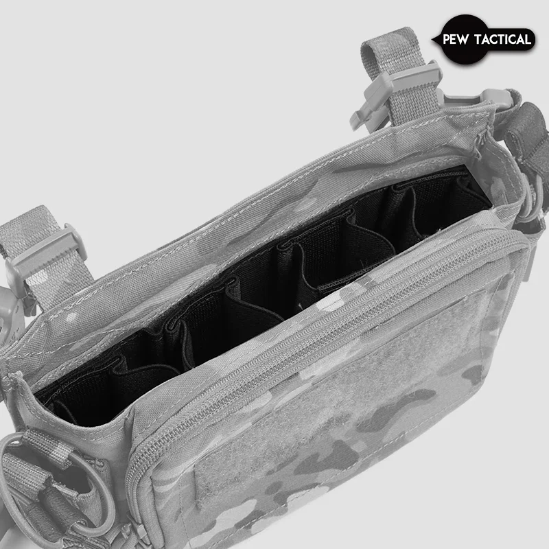 Pew-plataforma de pecho táctica D3CRM 4XSMG, submetalladora, inserto de revista, Airsoft P90 MPX UMP45, bolsa de munición para revistas y pistola de aire, bolsa táctica - imagen 5